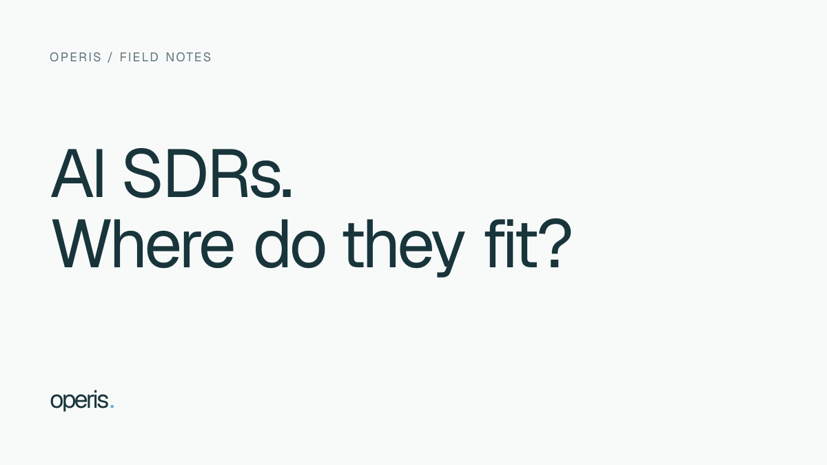 AI SDRs in 2026: What They Do, Where They Work, and Where They Fail