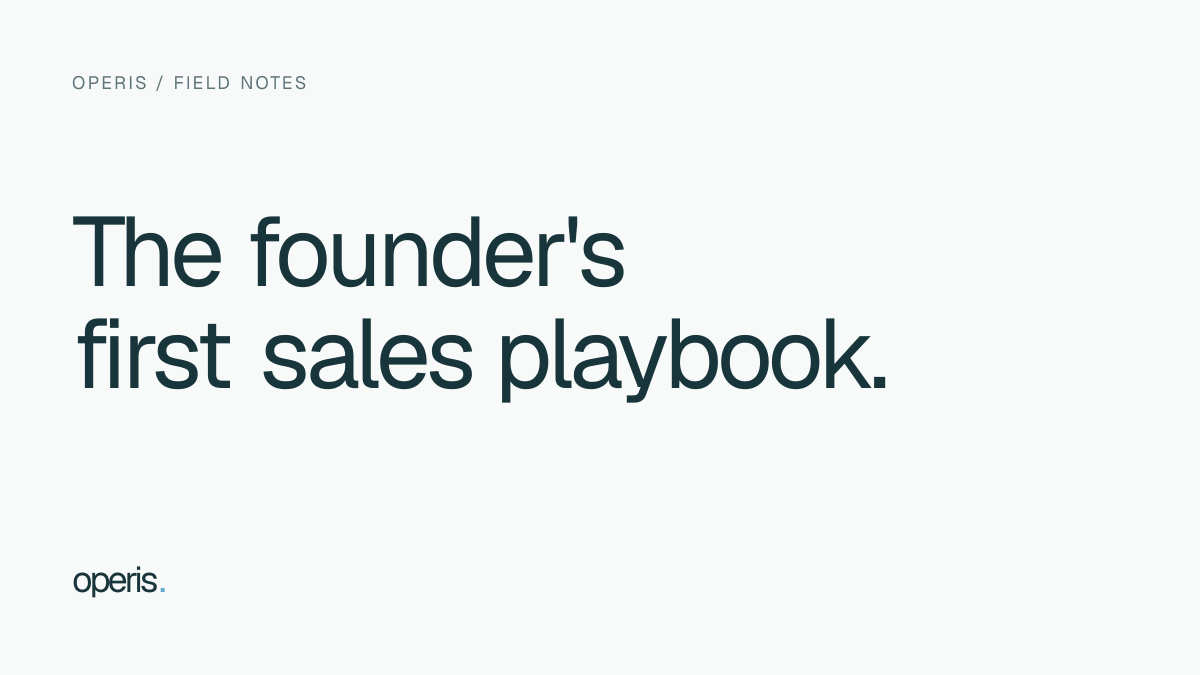 Founder-Led Sales in 2026: A Practical Guide for Early-Stage SaaS