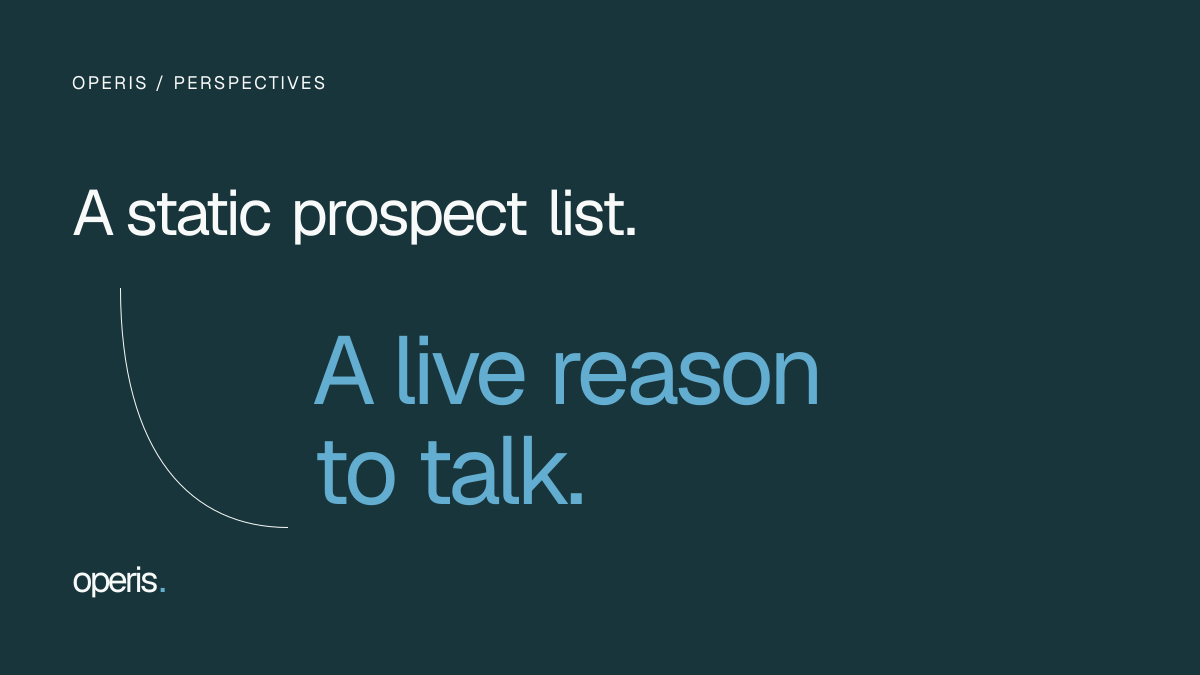 Signal-Based Selling: A Better Alternative to Static Prospect Lists?